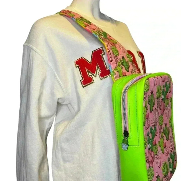 Cactus unique Playful Sling Backpack. main image 4
